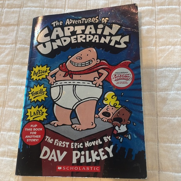 Captain underpants bundle scholastic AR books level 2 4 stories Pilkey hardback - Picture 9 of 11